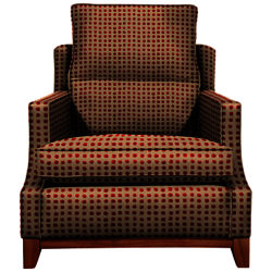 Duresta Barnes Armchair Polka Burnt Orange